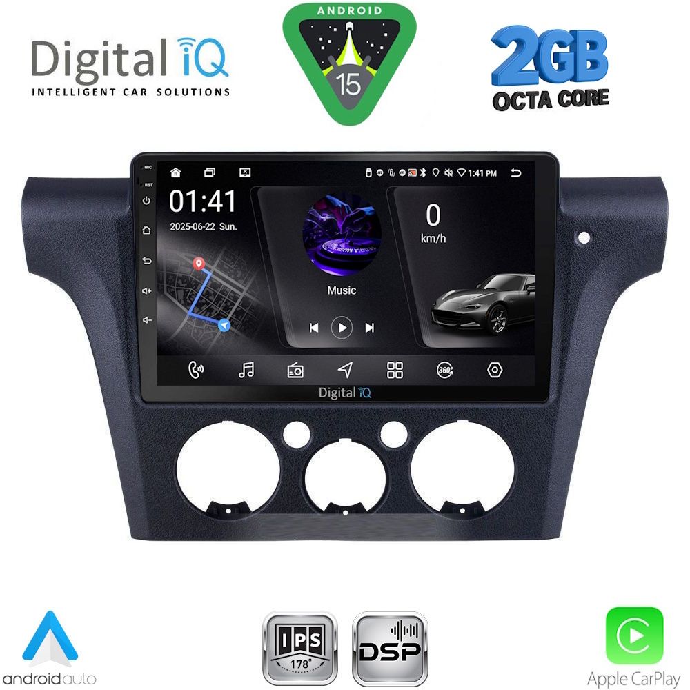 DIGITAL IQ RSF 4441_CPA CLIMA (10inc) MULTIMEDIA TABLET for MITSUBISHI OUTLANDER mod. 2001-2005 with CLIMA DIGITAL IQ RSF 4441_CPA CLIMA (10inc) MULTIMEDIA TABLET for MITSUBISHI OUTLANDER mod. 2001-2005 with CLIMA