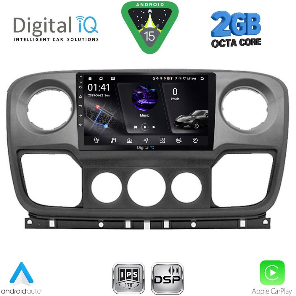 DIGITAL IQ RSF 4463_CPA (10inc) MULTIMEDIA TABLET for NISSAN NV400 - OPEL MOVANO - RENAULT MASTER mod. 2010-2020 DIGITAL IQ RSF 4463_CPA (10inc) MULTIMEDIA TABLET for NISSAN NV400 - OPEL MOVANO - RENAULT MASTER mod. 2010-2020