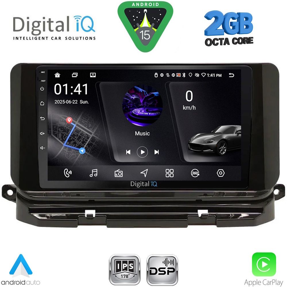 DIGITAL IQ RSF 4598_CPA (10inc) MULTIMEDIA TABLET for SKODA OCTAVIA 8 mod. 2021-2026 DIGITAL IQ RSF 4598_CPA (10inc) MULTIMEDIA TABLET for SKODA OCTAVIA 8 mod. 2021-2026