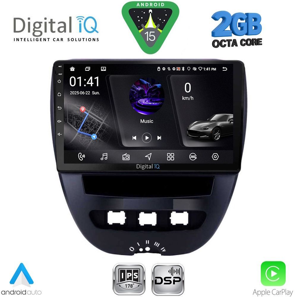 DIGITAL IQ RSF 4707_CPA (10inc) MULTIMEDIA TABLET for CITROEN C1-PEUGEOT 107-TOYOTA AYGO mod. 2005-2014 DIGITAL IQ RSF 4707_CPA (10inc) MULTIMEDIA TABLET for CITROEN C1-PEUGEOT 107-TOYOTA AYGO mod. 2005-2014