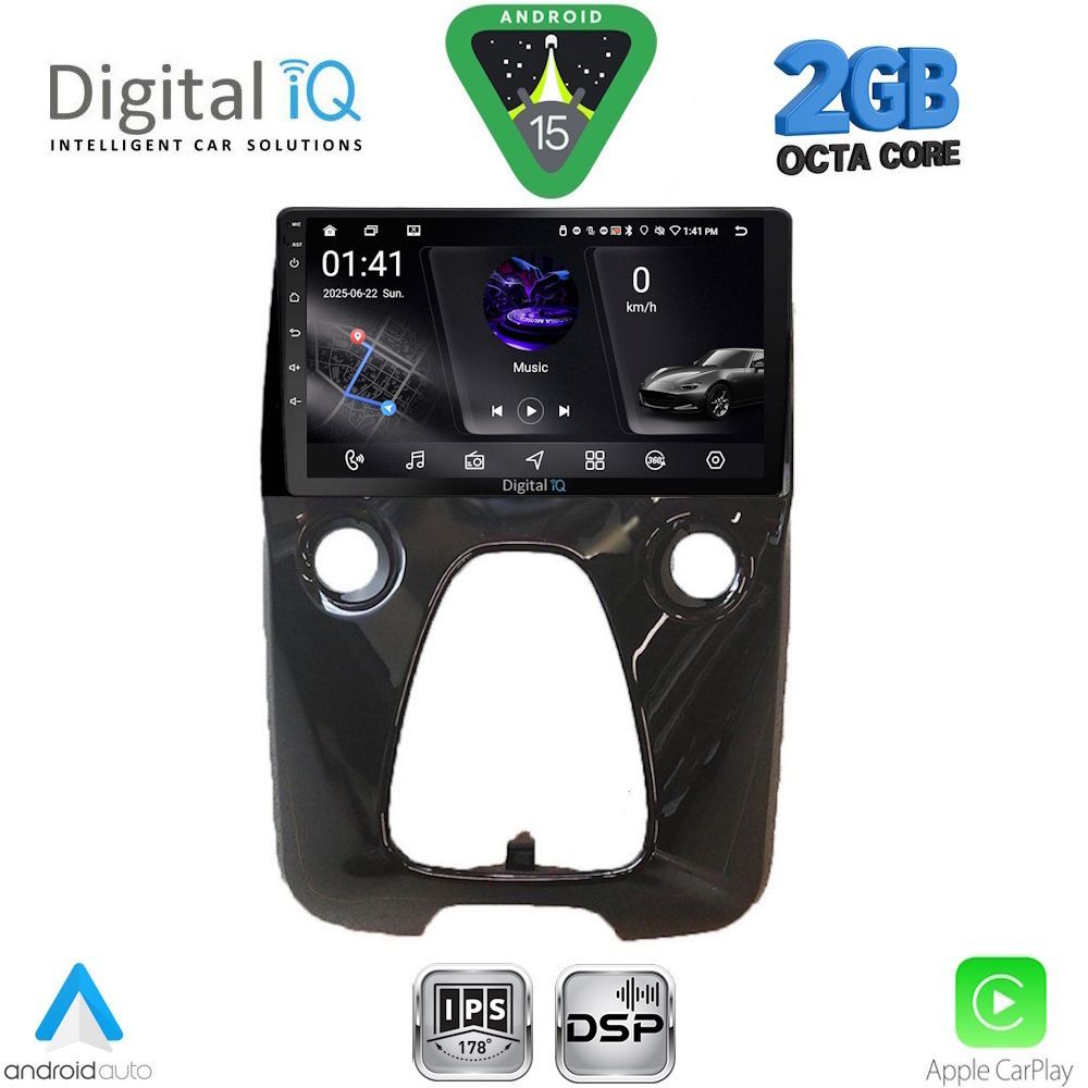 DIGITAL IQ RSF 4708_CPA A/C (10inc) MULTIMEDIA TABLET for CITROEN C1-PEUGEOT 108-TOYOTA AYGO mod. 2014-2022 DIGITAL IQ RSF 4708_CPA A/C (10inc) MULTIMEDIA TABLET for CITROEN C1-PEUGEOT 108-TOYOTA AYGO mod. 2014-2022