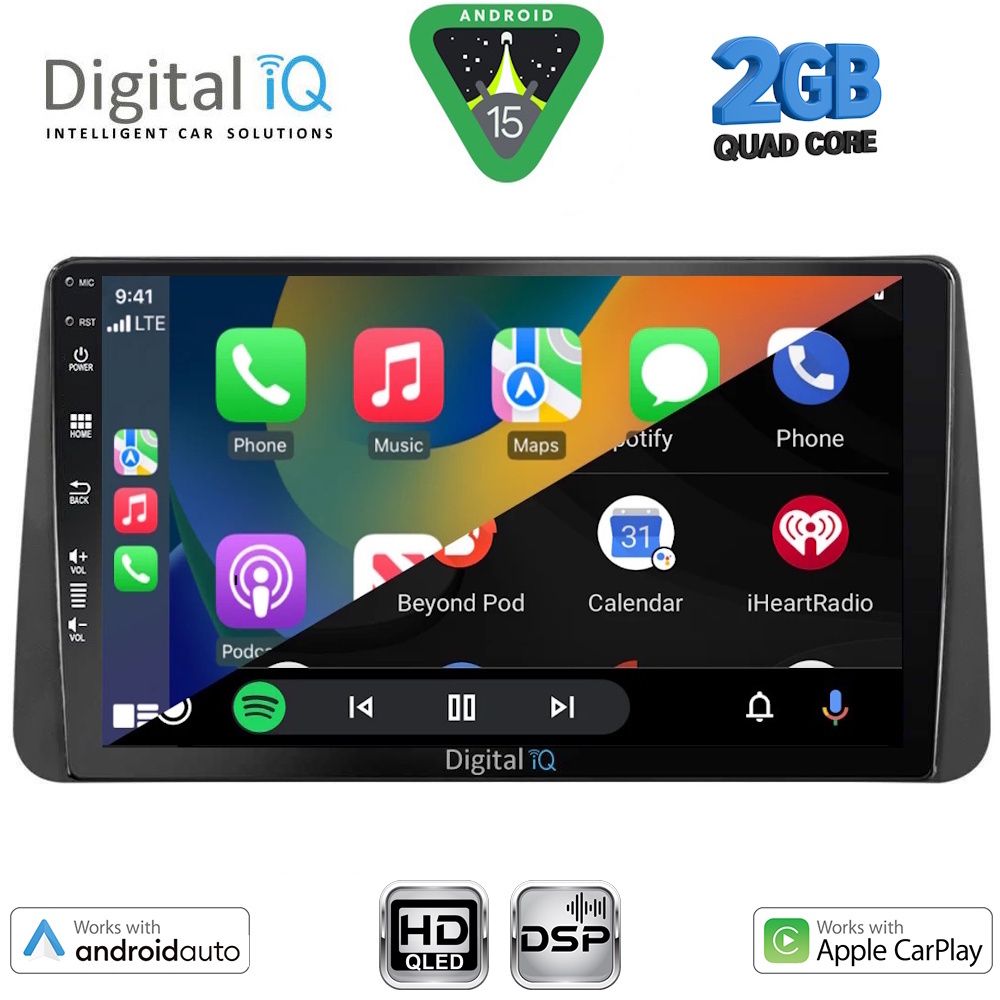 DIGITAL IQ BXC 3149_CPAA DASH (9inc) MULTIMEDIA TABLET for FIAT TIPO mod. 2018-2023 DIGITAL IQ BXC 3149_CPAA DASH (9inc) MULTIMEDIA TABLET for FIAT TIPO mod. 2018-2023
