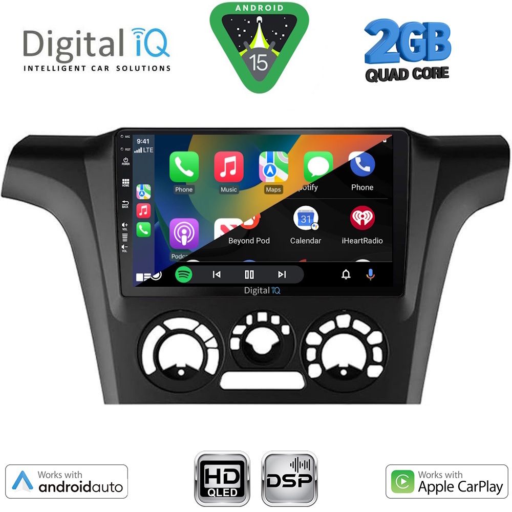 DIGITAL IQ BXC 3441_CPAA A/C (9inc) MULTIMEDIA TABLET for MITSUBISHI OUTLANDER mod. 2001-2005 DIGITAL IQ BXC 3441_CPAA A/C (9inc) MULTIMEDIA TABLET for MITSUBISHI OUTLANDER mod. 2001-2005