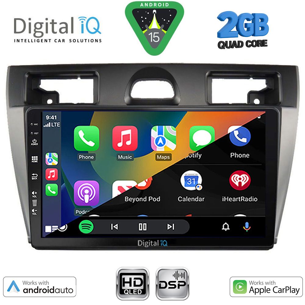 DIGITAL IQ BXC 3153SL_CPAA (9inc) MULTIMEDIA TABLET for FORD FIESTA mod. 2005-2008 (SILVER) DIGITAL IQ BXC 3153SL_CPAA (9inc) MULTIMEDIA TABLET for FORD FIESTA mod. 2005-2008 (SILVER)