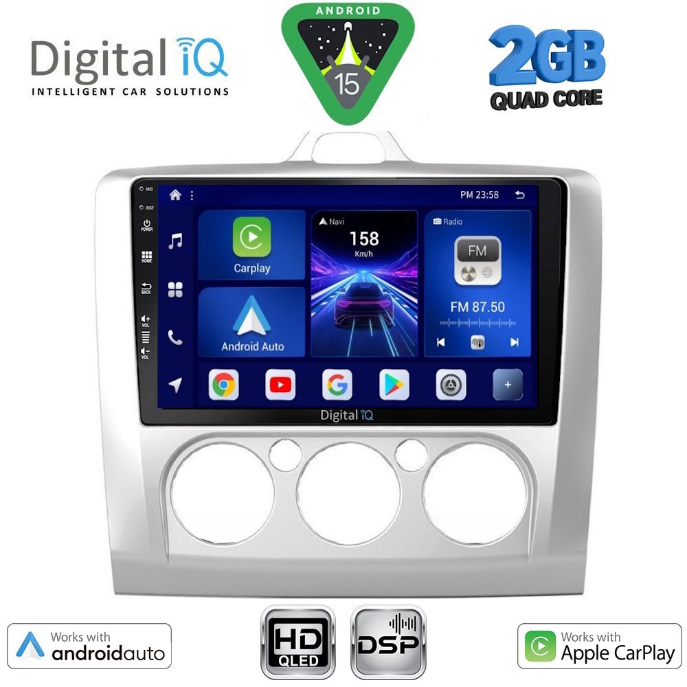 DIGITAL IQ BXC 3156SL_CPAA A/C (9inc) MULTIMEDIA TABLET for FORD FOCUS mod. 2005-2012 (SILVER) DIGITAL IQ BXC 3156SL_CPAA A/C (9inc) MULTIMEDIA TABLET for FORD FOCUS mod. 2005-2012 (SILVER)