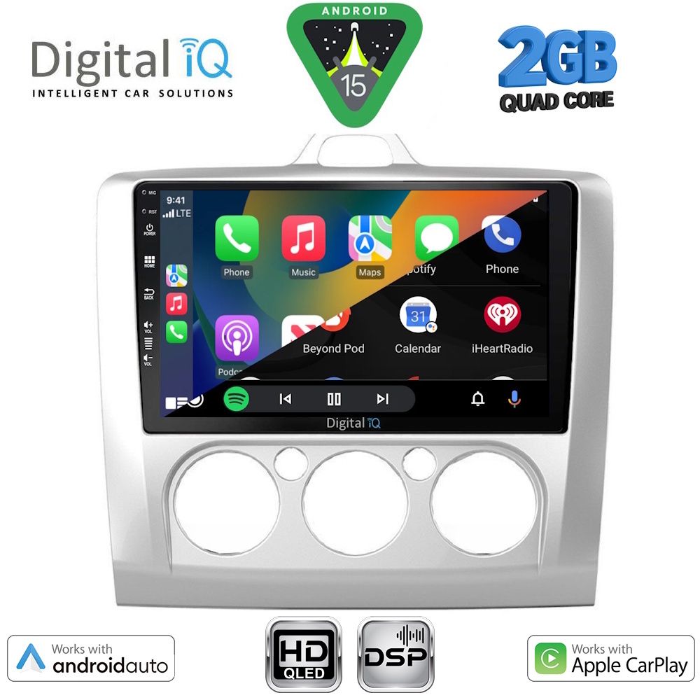 DIGITAL IQ BXC 3156SL_CPAA A/C (9inc) MULTIMEDIA TABLET for FORD FOCUS mod. 2005-2012 (SILVER) DIGITAL IQ BXC 3156SL_CPAA A/C (9inc) MULTIMEDIA TABLET for FORD FOCUS mod. 2005-2012 (SILVER)