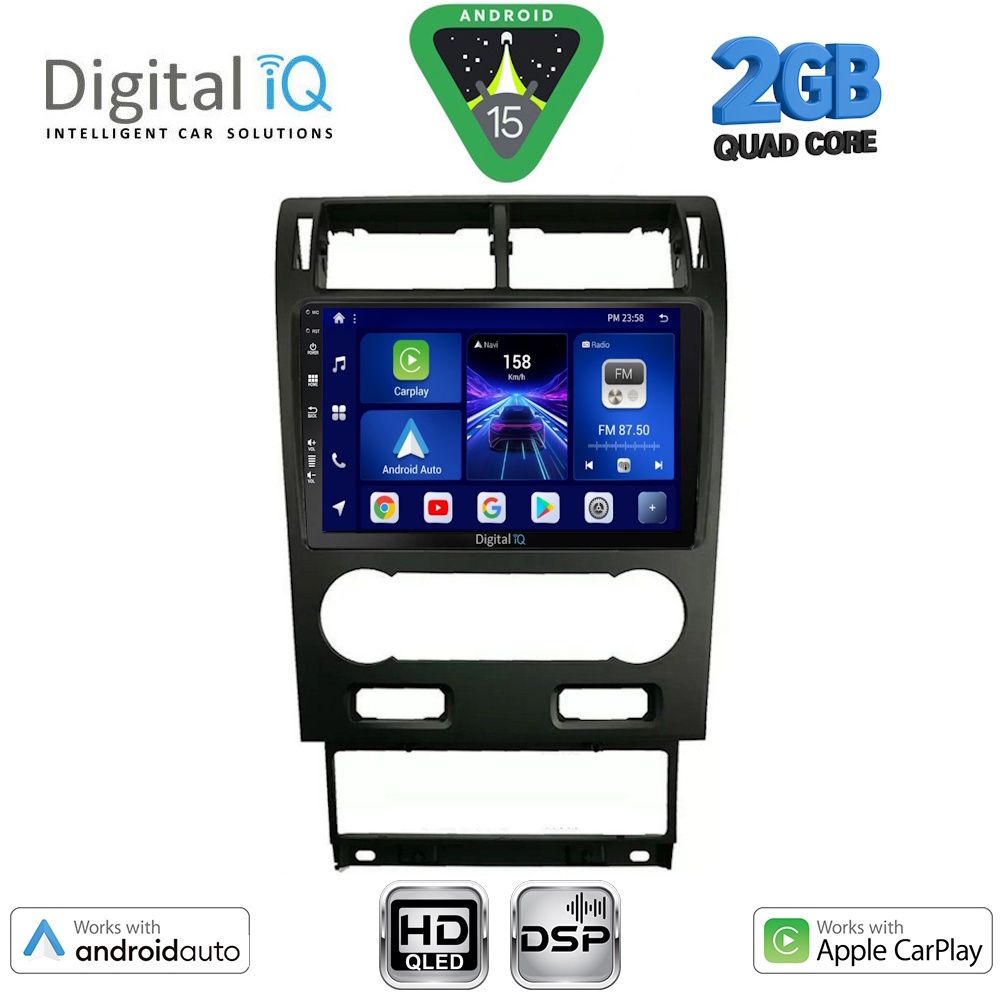 DIGITAL IQ BXC 3161A_CPAA (9inc) MULTIMEDIA TABLET for FORD MONDEO mod. 2003-2006 DIGITAL IQ BXC 3161A_CPAA (9inc) MULTIMEDIA TABLET for FORD MONDEO mod. 2003-2006
