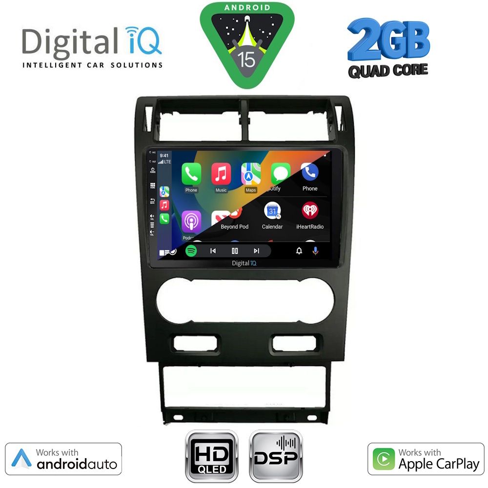 DIGITAL IQ BXC 3161A_CPAA (9inc) MULTIMEDIA TABLET for FORD MONDEO mod. 2003-2006 DIGITAL IQ BXC 3161A_CPAA (9inc) MULTIMEDIA TABLET for FORD MONDEO mod. 2003-2006