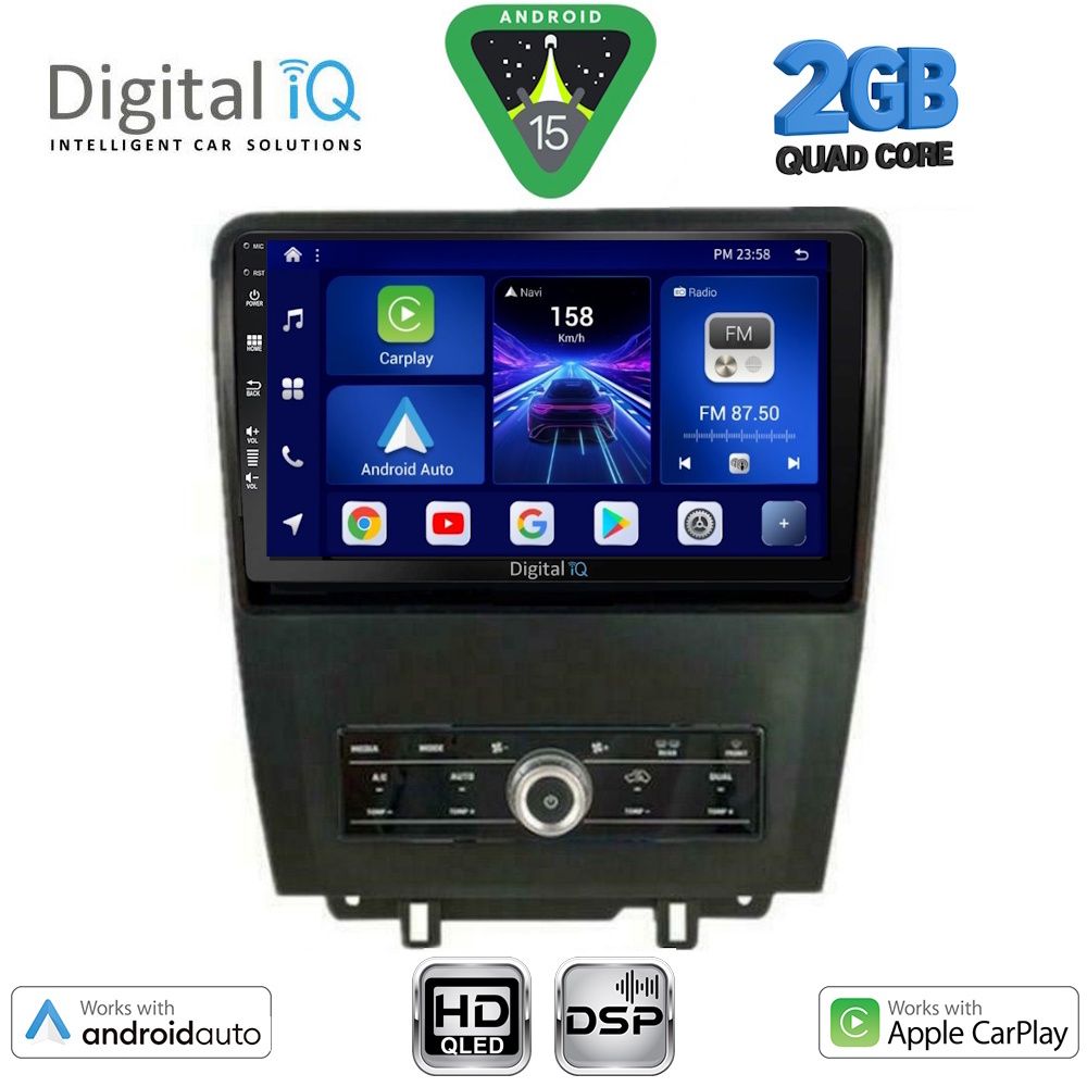 DIGITAL IQ BXC 3165_CPAA (10inc) MULTIMEDIA TABLET for FORD MUSTANG mod. 2010-2015 DIGITAL IQ BXC 3165_CPAA (10inc) MULTIMEDIA TABLET for FORD MUSTANG mod. 2010-2015