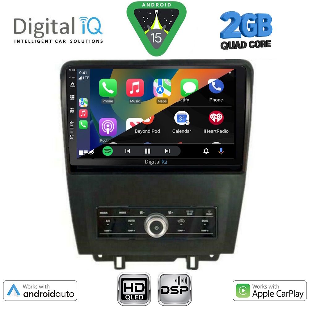 DIGITAL IQ BXC 3165_CPAA (10inc) MULTIMEDIA TABLET for FORD MUSTANG mod. 2010-2015 DIGITAL IQ BXC 3165_CPAA (10inc) MULTIMEDIA TABLET for FORD MUSTANG mod. 2010-2015
