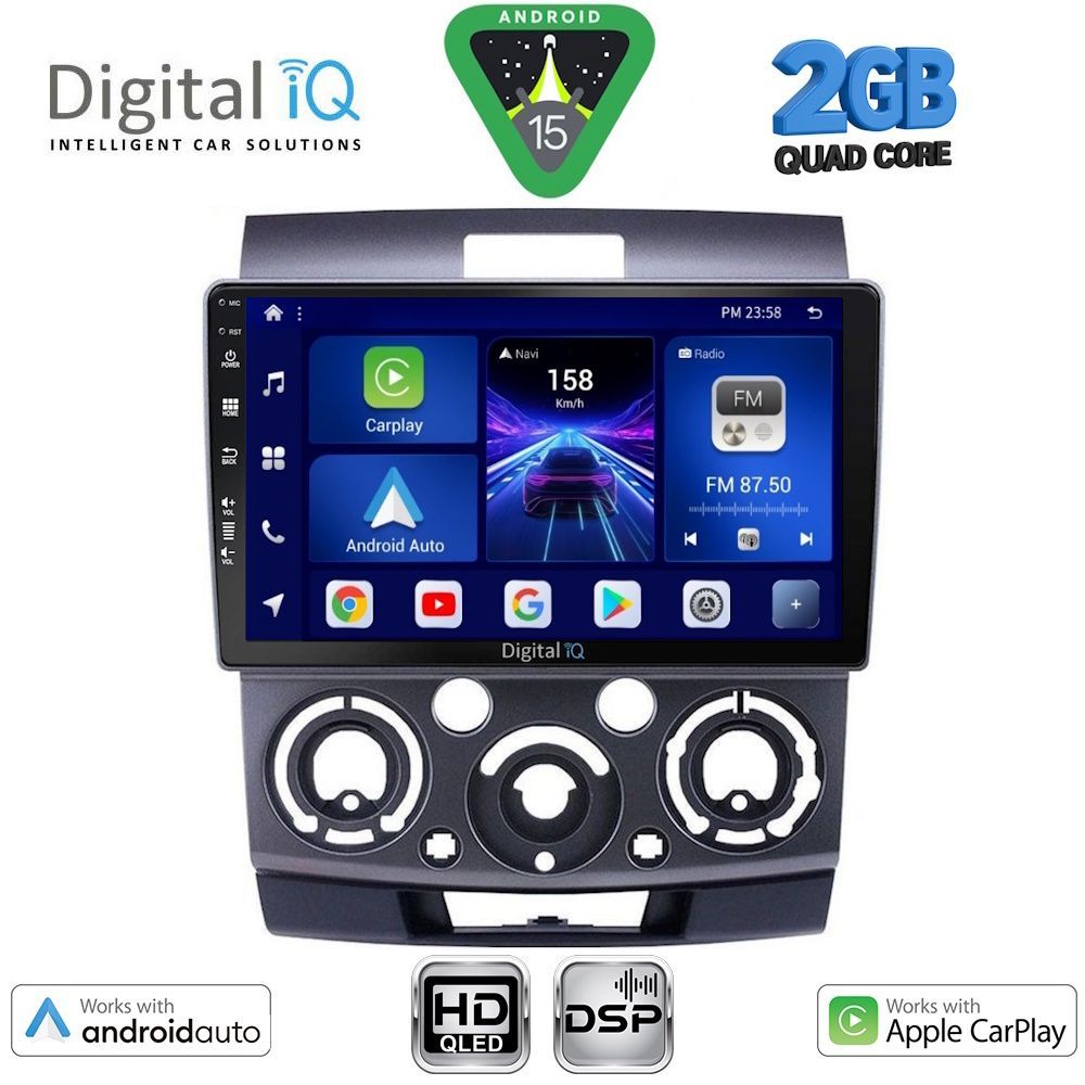DIGITAL IQ BXC 3170_CPAA (9inc) MULTIMEDIA TABLET for FORD RANGER | MAZDA BT50 mod. 2006-2011 DIGITAL IQ BXC 3170_CPAA (9inc) MULTIMEDIA TABLET for FORD RANGER | MAZDA BT50 mod. 2006-2011