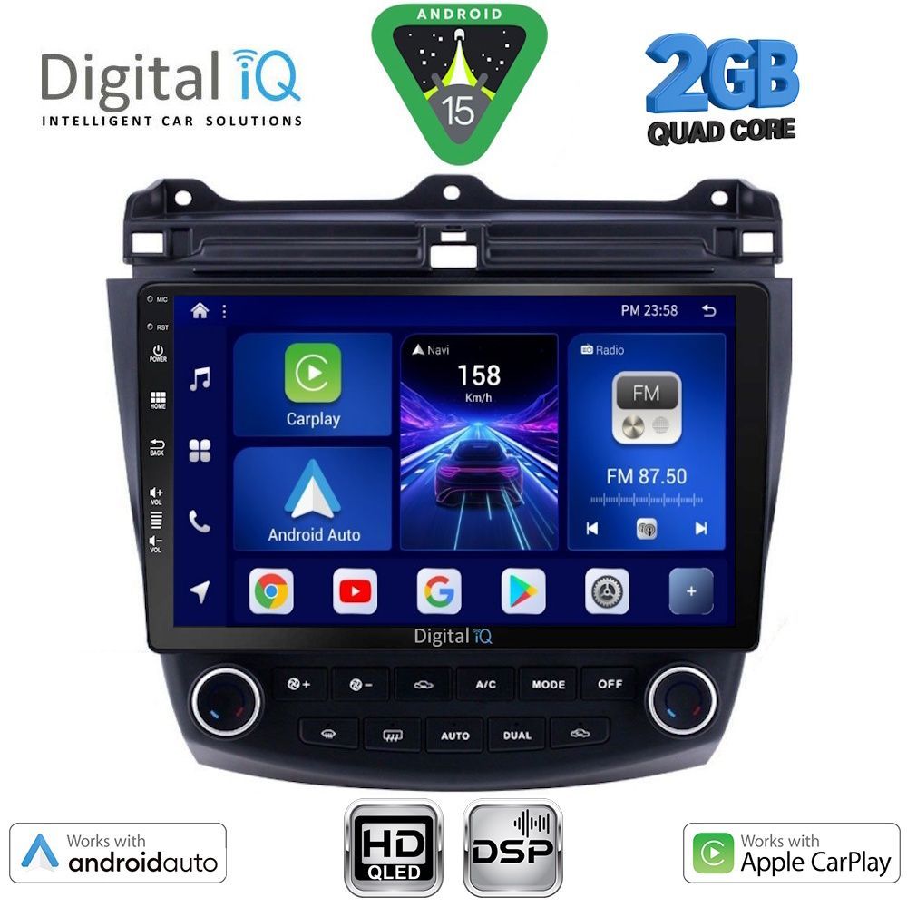 DIGITAL IQ BXC 3182_CPAA (10inc) MULTIMEDIA TABLET for HONDA ACCORD mod. 2003-2007 DIGITAL IQ BXC 3182_CPAA (10inc) MULTIMEDIA TABLET for HONDA ACCORD mod. 2003-2007