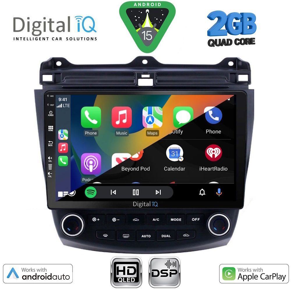 DIGITAL IQ BXC 3182_CPAA (10inc) MULTIMEDIA TABLET for HONDA ACCORD mod. 2003-2007 DIGITAL IQ BXC 3182_CPAA (10inc) MULTIMEDIA TABLET for HONDA ACCORD mod. 2003-2007