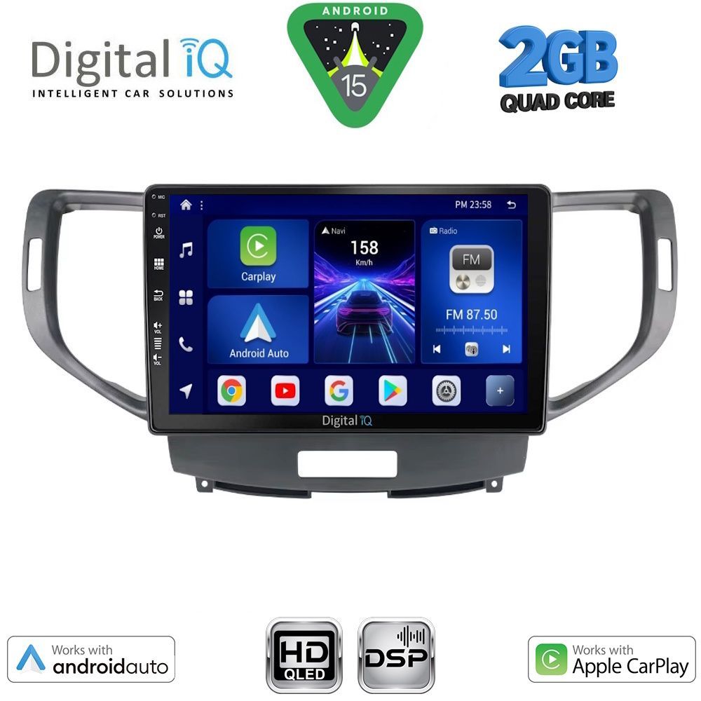 DIGITAL IQ BXC 3183_CPAA (9inc) MULTIMEDIA TABLET for HONDA ACCORD mod. 2008-2013 DIGITAL IQ BXC 3183_CPAA (9inc) MULTIMEDIA TABLET for HONDA ACCORD mod. 2008-2013