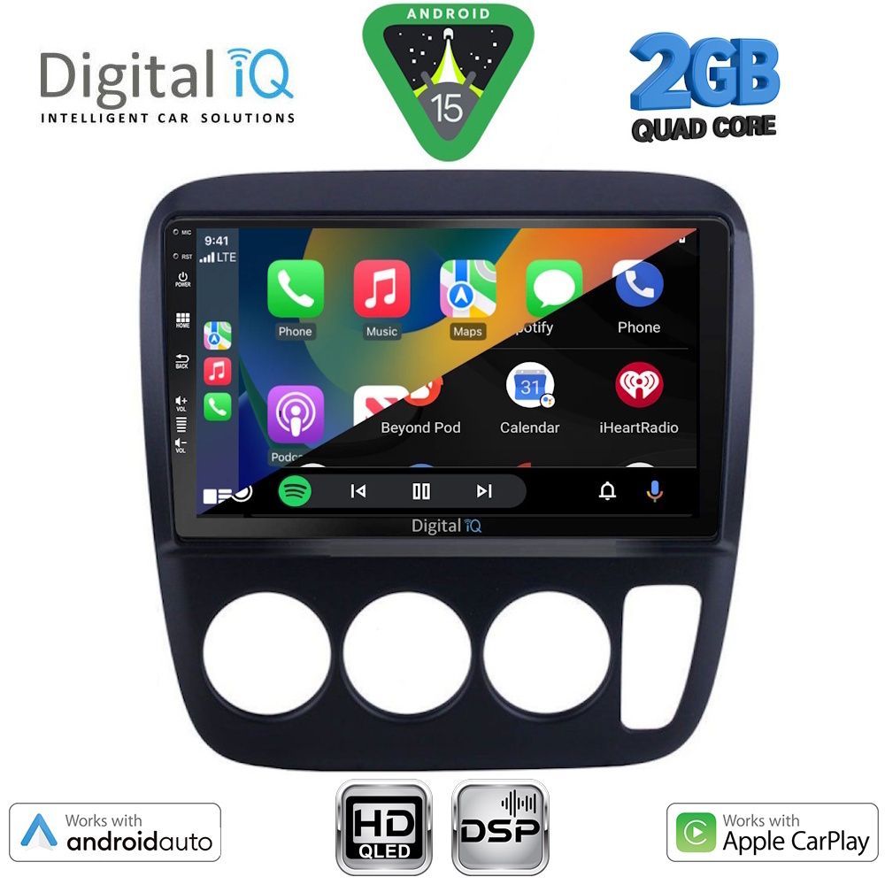 DIGITAL IQ BXC 3196_CPAA A/C (9inc) MULTIMEDIA TABLET for HONDA CRV mod. 1996-2006 DIGITAL IQ BXC 3196_CPAA A/C (9inc) MULTIMEDIA TABLET for HONDA CRV mod. 1996-2006