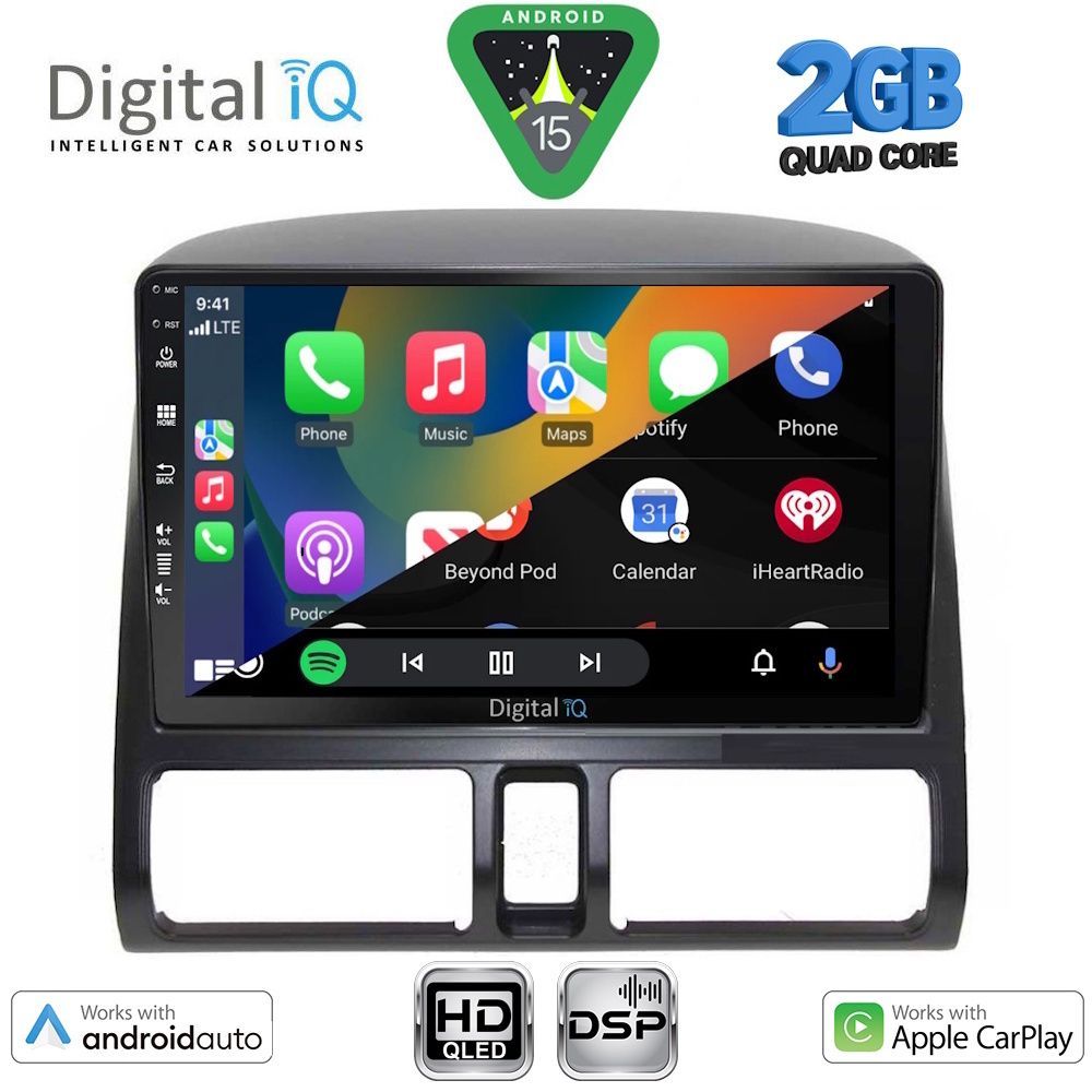 DIGITAL IQ BXC 3196_CPAA CLIMA (9inc) MULTIMEDIA TABLET for HONDA CRV mod. 1996-2006 DIGITAL IQ BXC 3196_CPAA CLIMA (9inc) MULTIMEDIA TABLET for HONDA CRV mod. 1996-2006