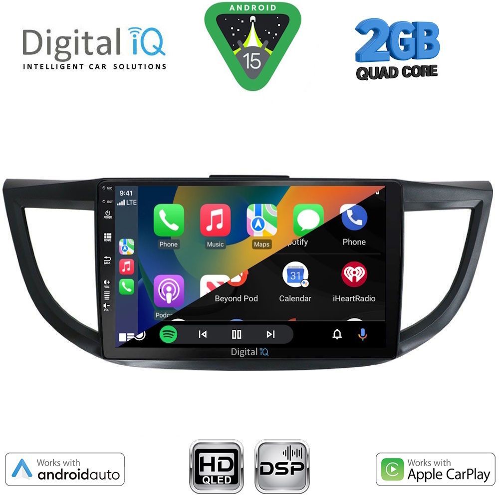 DIGITAL IQ BXC 3198_CPAA (10inc) MULTIMEDIA TABLET for HONDA CRV mod. 2013-2017 DIGITAL IQ BXC 3198_CPAA (10inc) MULTIMEDIA TABLET for HONDA CRV mod. 2013-2017