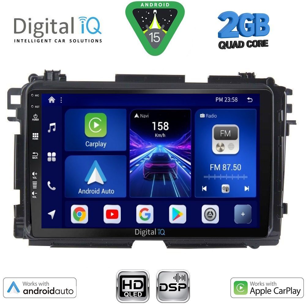 DIGITAL IQ BXC 3201_CPAA (10inc) MULTIMEDIA TABLET for HONDA HRV mod. 2015-2021 DIGITAL IQ BXC 3201_CPAA (10inc) MULTIMEDIA TABLET for HONDA HRV mod. 2015-2021
