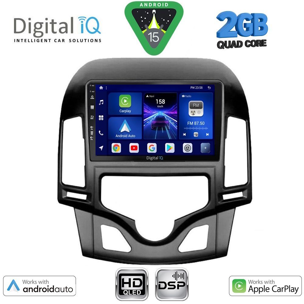 DIGITAL IQ BXC 3231_CPAA CLIMA (9inc) MULTIMEDIA TABLET for HYUNDAI i30 mod. 2007-2012 DIGITAL IQ BXC 3231_CPAA CLIMA (9inc) MULTIMEDIA TABLET for HYUNDAI i30 mod. 2007-2012