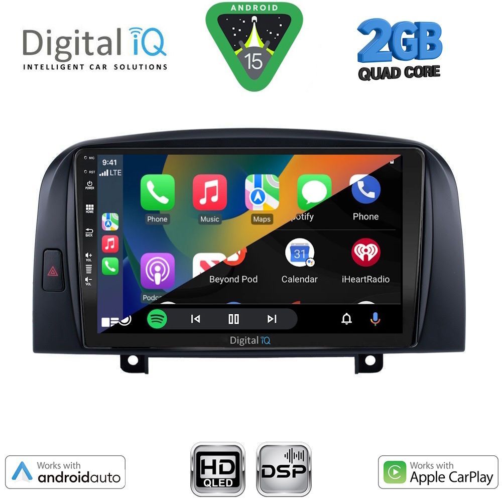 DIGITAL IQ BXC 3248_CPAA (9inc) MULTIMEDIA TABLET for HYUNDAI SONATA mod. 2006-2009 DIGITAL IQ BXC 3248_CPAA (9inc) MULTIMEDIA TABLET for HYUNDAI SONATA mod. 2006-2009