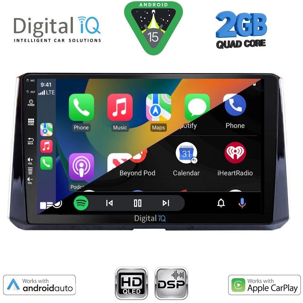 DIGITAL IQ BXC 3716_CPAA (10inc) MULTIMEDIA TABLET for TOYOTA COROLLA mod. 2019-2026 DIGITAL IQ BXC 3716_CPAA (10inc) MULTIMEDIA TABLET for TOYOTA COROLLA mod. 2019-2026