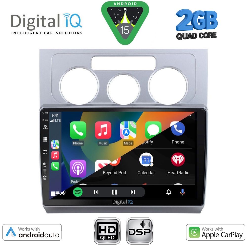 DIGITAL IQ BXC 3767_CPAA A/C (10inc) MULTIMEDIA TABLET for VW TOURAN mod. 2003-2010 DIGITAL IQ BXC 3767_CPAA A/C (10inc) MULTIMEDIA TABLET for VW TOURAN mod. 2003-2010