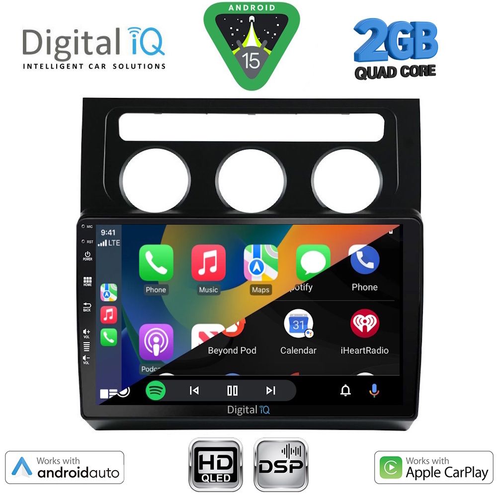 DIGITAL IQ BXC 3767_CPAA CLIMA (10inc) MULTIMEDIA TABLET for VW TOURAN mod. 2003-2010 DIGITAL IQ BXC 3767_CPAA CLIMA (10inc) MULTIMEDIA TABLET for VW TOURAN mod. 2003-2010