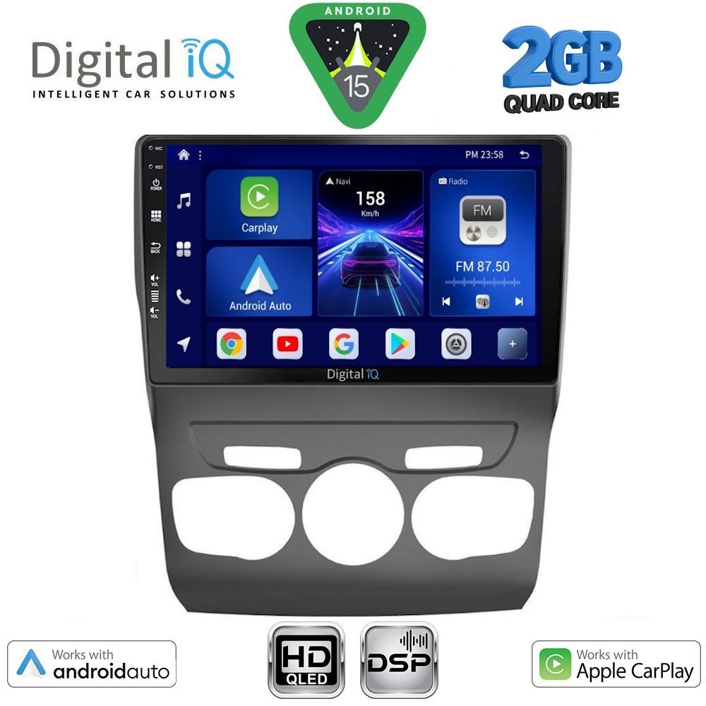 DIGITAL IQ BXC 3085_CPAA (10inc) MULTIMEDIA TABLET for CITROEN C4 -DS4 mod. 2011-2018 DIGITAL IQ BXC 3085_CPAA (10inc) MULTIMEDIA TABLET for CITROEN C4 -DS4 mod. 2011-2018