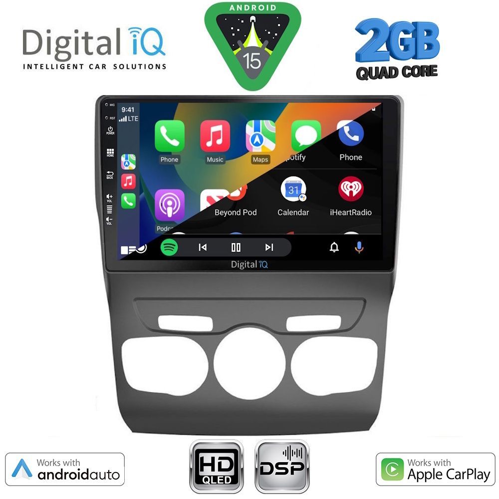 DIGITAL IQ BXC 3085_CPAA (10inc) MULTIMEDIA TABLET for CITROEN C4 -DS4 mod. 2011-2018 DIGITAL IQ BXC 3085_CPAA (10inc) MULTIMEDIA TABLET for CITROEN C4 -DS4 mod. 2011-2018