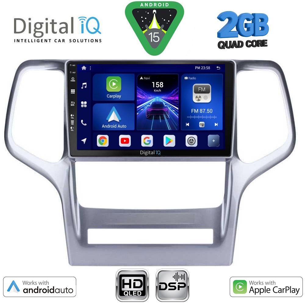 DIGITAL IQ BXC 3282_CPAA (9inc) MULTIMEDIA TABLET for JEEP GRAND CHEROKEE mod. 2011-2014 DIGITAL IQ BXC 3282_CPAA (9inc) MULTIMEDIA TABLET for JEEP GRAND CHEROKEE mod. 2011-2014