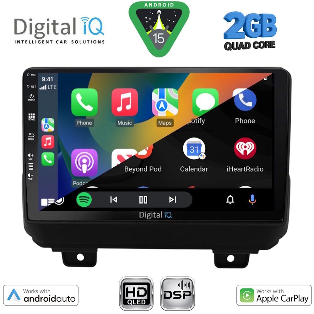 DIGITAL IQ BXC 3298_CPAA (9inc) MULTIMEDIA TABLET for JEEP WRANGLER mod. 2018-2026 DIGITAL IQ BXC 3298_CPAA (9inc) MULTIMEDIA TABLET for JEEP WRANGLER mod. 2018-2026