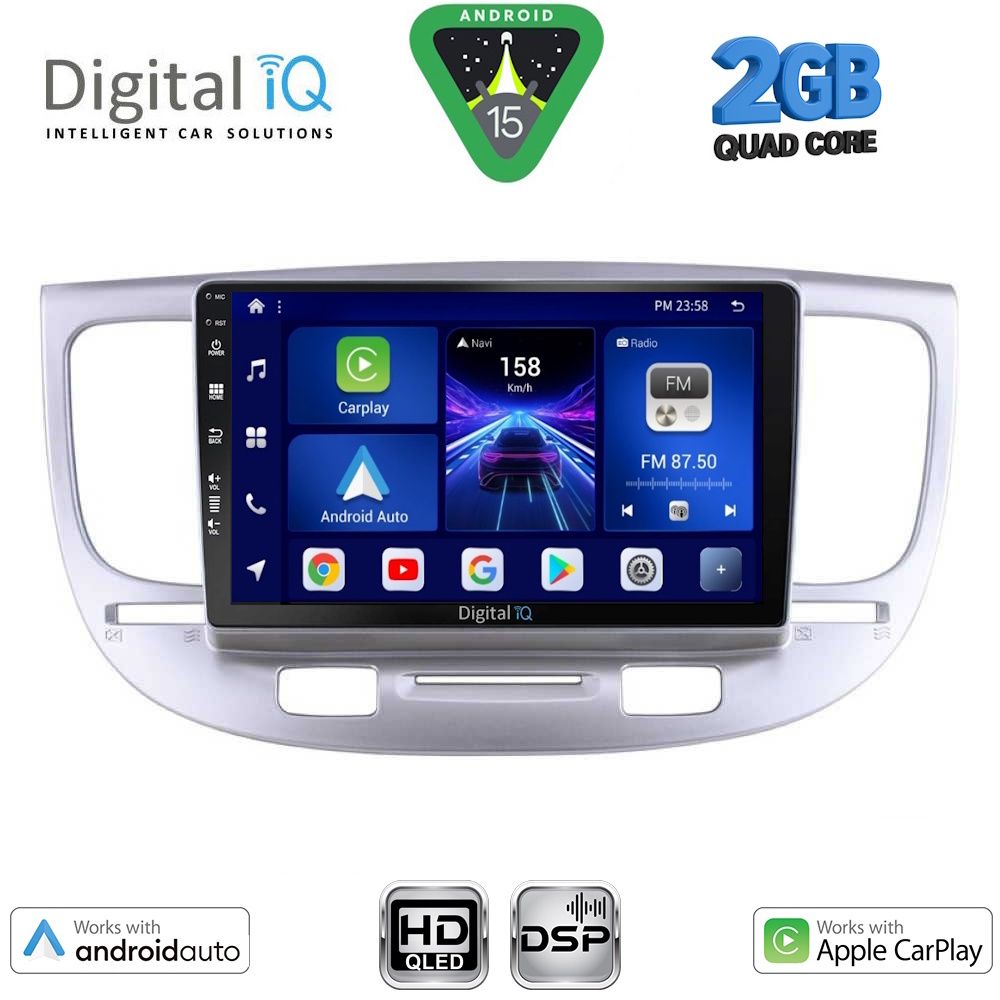 DIGITAL IQ BXC 3313_CPAA (9inc) MULTIMEDIA TABLET for KIA RIO mod. 2005-2011 DIGITAL IQ BXC 3313_CPAA (9inc) MULTIMEDIA TABLET for KIA RIO mod. 2005-2011