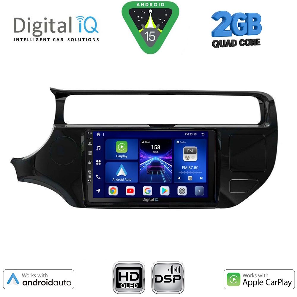 DIGITAL IQ BXC 3315_CPAA (9inc) MULTIMEDIA TABLET for KIA RIO mod. 2015-2017 DIGITAL IQ BXC 3315_CPAA (9inc) MULTIMEDIA TABLET for KIA RIO mod. 2015-2017