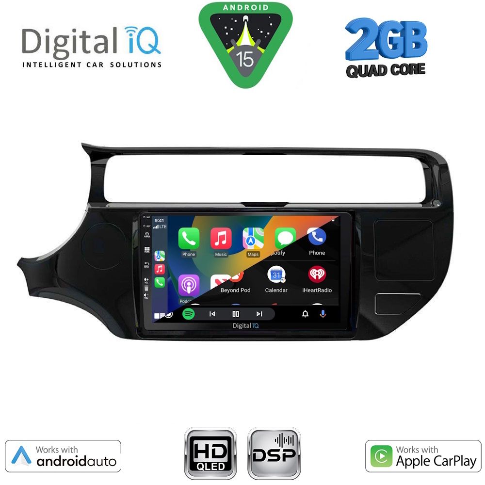 DIGITAL IQ BXC 3315_CPAA (9inc) MULTIMEDIA TABLET for KIA RIO mod. 2015-2017 DIGITAL IQ BXC 3315_CPAA (9inc) MULTIMEDIA TABLET for KIA RIO mod. 2015-2017