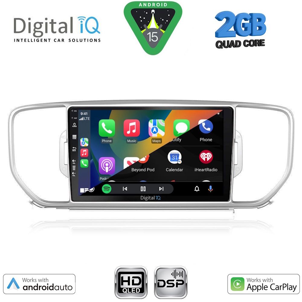 DIGITAL IQ BXC 3326_CPAA (9inc) MULTIMEDIA TABLET for KIA SPORTAGE mod. 2015-2018 DIGITAL IQ BXC 3326_CPAA (9inc) MULTIMEDIA TABLET for KIA SPORTAGE mod. 2015-2018