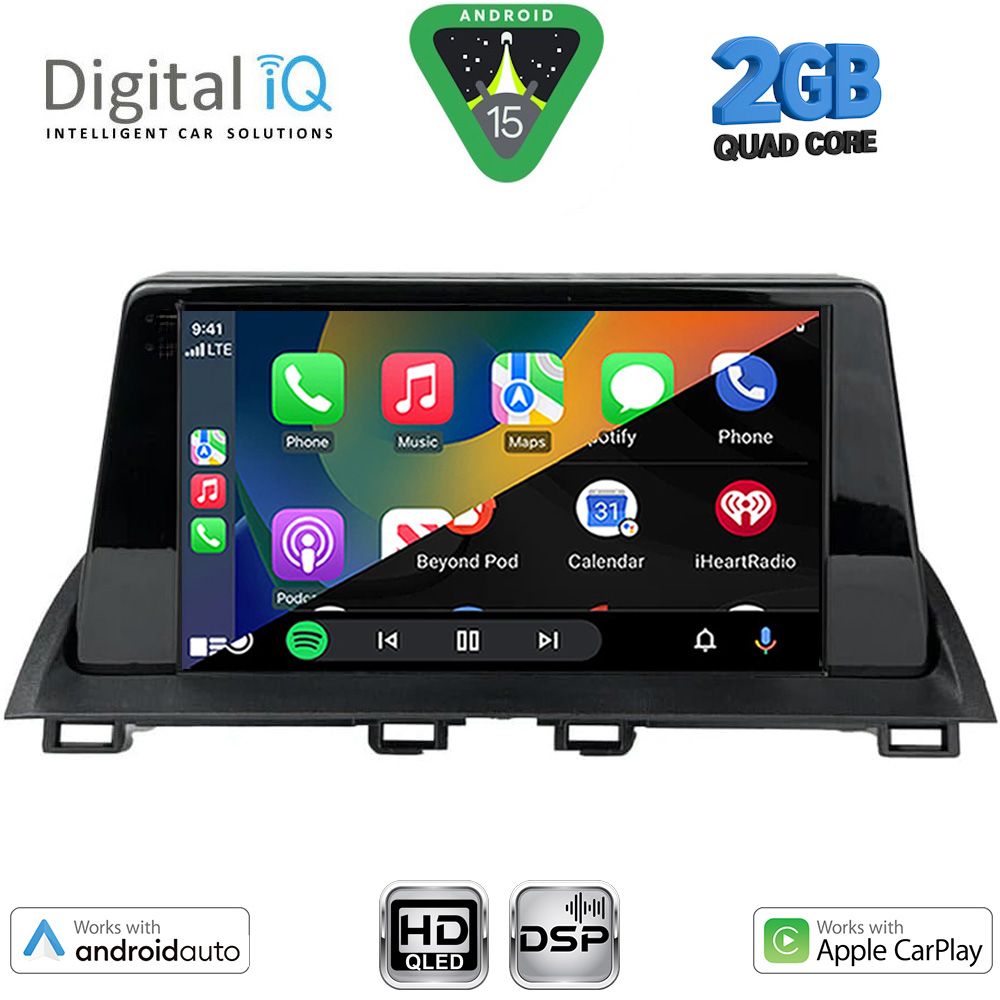 DIGITAL IQ BXC 3367_CPAA (9inc) MULTIMEDIA TABLET for MAZDA 3 mod. 2014-2019 DIGITAL IQ BXC 3367_CPAA (9inc) MULTIMEDIA TABLET for MAZDA 3 mod. 2014-2019