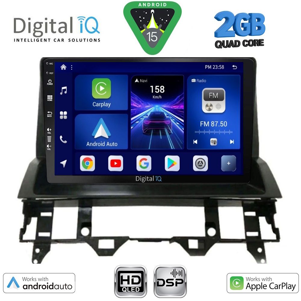 DIGITAL IQ BXC 3376_CPAA DASH (10inc) MULTIMEDIA TABLET for MAZDA 6 mod. 2002-2008 DIGITAL IQ BXC 3376_CPAA DASH (10inc) MULTIMEDIA TABLET for MAZDA 6 mod. 2002-2008