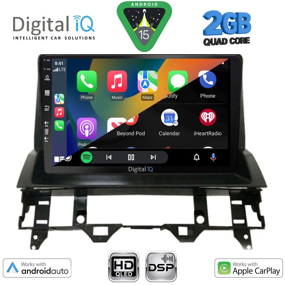 DIGITAL IQ BXC 3376_CPAA DASH (10inc) MULTIMEDIA TABLET for MAZDA 6 mod. 2002-2008 DIGITAL IQ BXC 3376_CPAA DASH (10inc) MULTIMEDIA TABLET for MAZDA 6 mod. 2002-2008