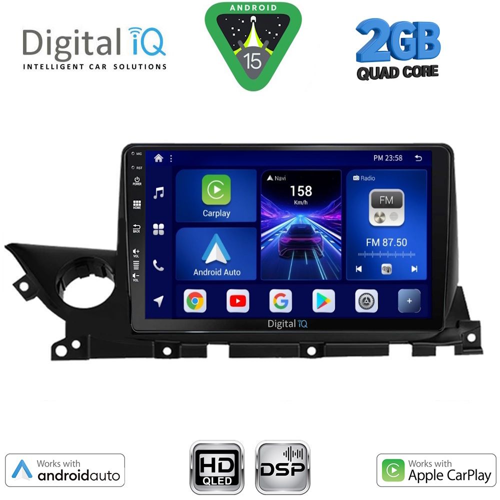 DIGITAL IQ BXC 3379B_CPAA (9inc) MULTIMEDIA TABLET for MAZDA 6 mod. 2021-2026 DIGITAL IQ BXC 3379B_CPAA (9inc) MULTIMEDIA TABLET for MAZDA 6 mod. 2021-2026