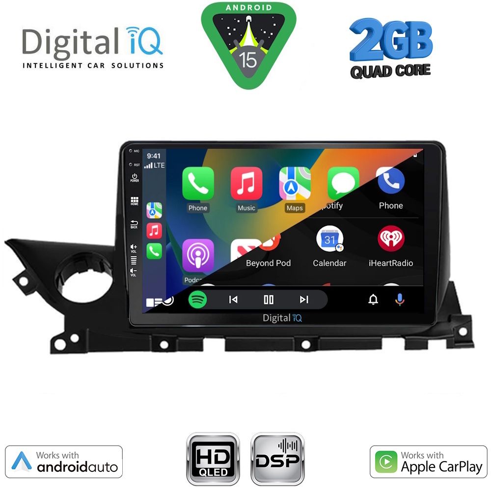 DIGITAL IQ BXC 3379B_CPAA (9inc) MULTIMEDIA TABLET for MAZDA 6 mod. 2021-2026 DIGITAL IQ BXC 3379B_CPAA (9inc) MULTIMEDIA TABLET for MAZDA 6 mod. 2021-2026