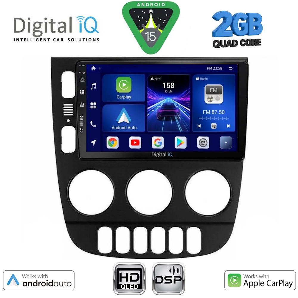 DIGITAL IQ BXC 3413_CPAA (9inc) MULTIMEDIA TABLET for MERCEDES ML (W163) mod. 2002-2005 DIGITAL IQ BXC 3413_CPAA (9inc) MULTIMEDIA TABLET for MERCEDES ML (W163) mod. 2002-2005