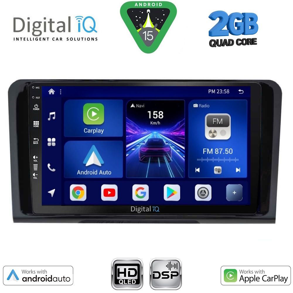 DIGITAL IQ BXC 3414_CPAA (9inc) MULTIMEDIA TABLET for MERCEDES ML (W164) – GL (X164) mod. 2005-2011 DIGITAL IQ BXC 3414_CPAA (9inc) MULTIMEDIA TABLET for MERCEDES ML (W164) – GL (X164) mod. 2005-2011