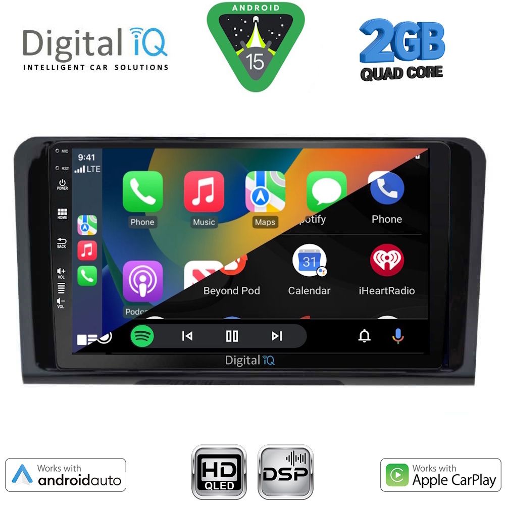 DIGITAL IQ BXC 3414_CPAA (9inc) MULTIMEDIA TABLET for MERCEDES ML (W164) – GL (X164) mod. 2005-2011 DIGITAL IQ BXC 3414_CPAA (9inc) MULTIMEDIA TABLET for MERCEDES ML (W164) – GL (X164) mod. 2005-2011