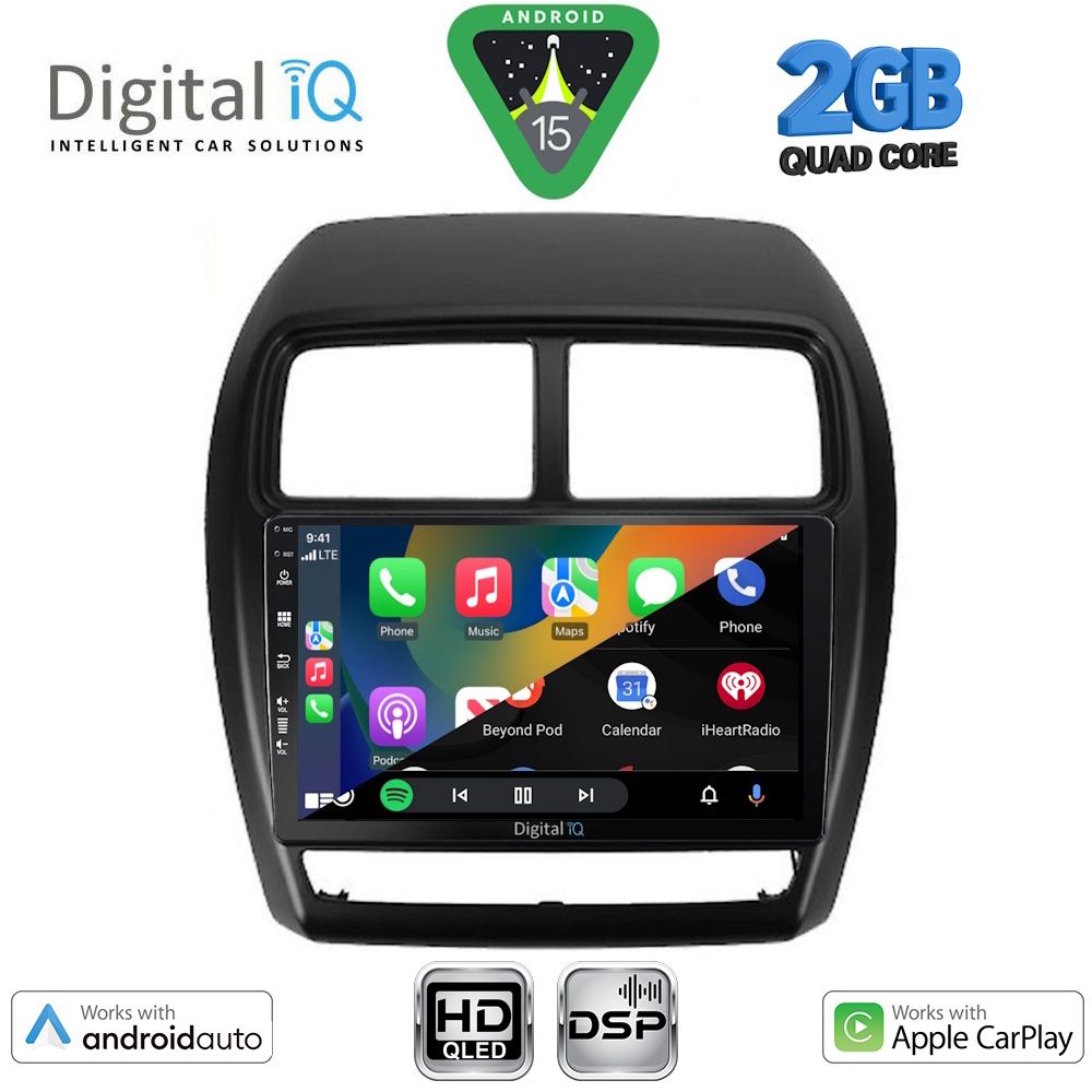 DIGITAL IQ BXC 3431_CPAA (9inc) MULTIMEDIA TABLET for MITSUBISHI ASX mod. 2020-2023 DIGITAL IQ BXC 3431_CPAA (9inc) MULTIMEDIA TABLET for MITSUBISHI ASX mod. 2020-2023