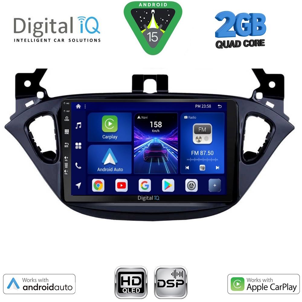 DIGITAL IQ BXC 3486_CPAA (9inc) MULTIMEDIA TABLET for OPEL ADAM - CORSA E mod. 2014-2019 DIGITAL IQ BXC 3486_CPAA (9inc) MULTIMEDIA TABLET for OPEL ADAM - CORSA E mod. 2014-2019