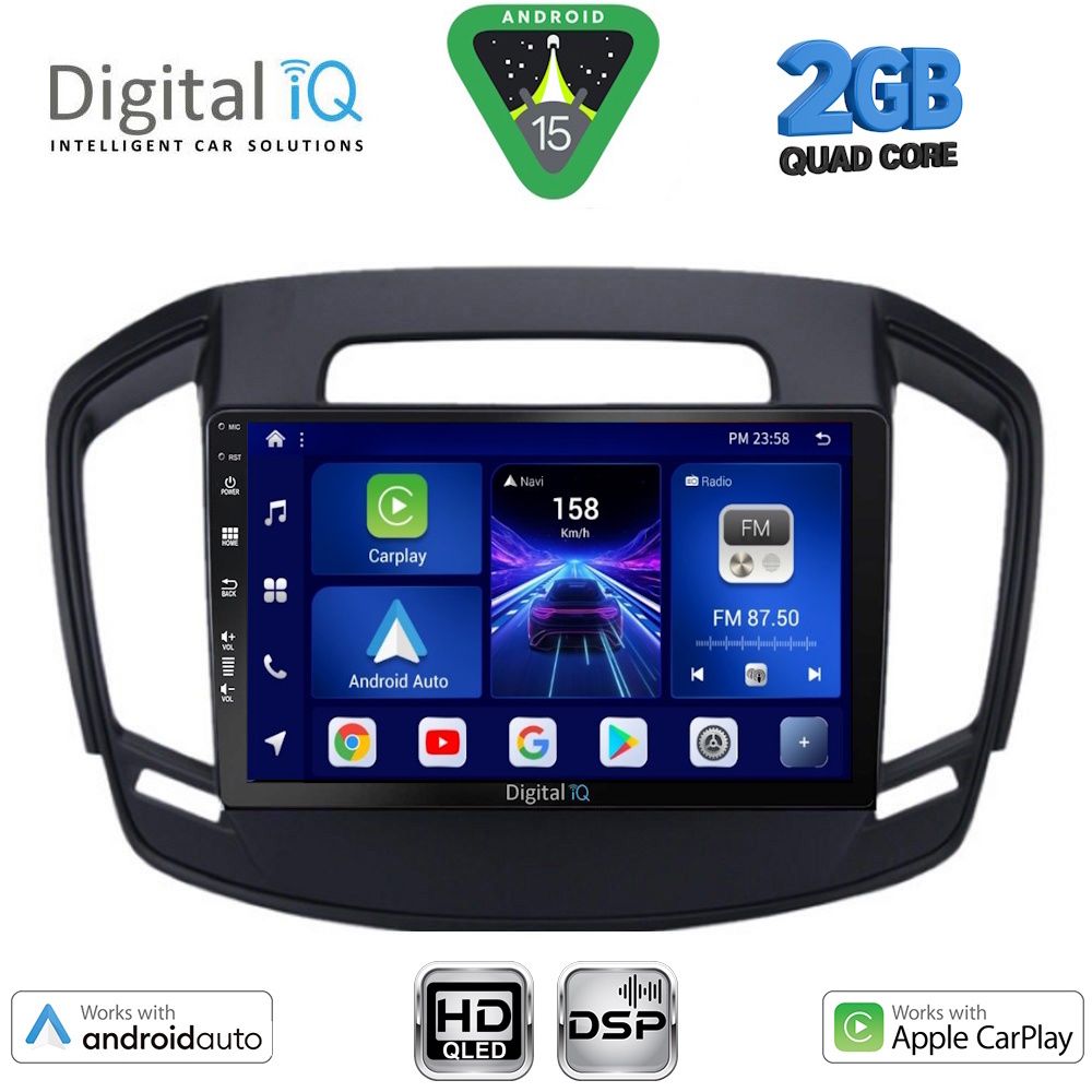 DIGITAL IQ BXC 3492_CPAA (9inc) MULTIMEDIA TABLET for OPEL INSIGNIA mod.2014-2017 DIGITAL IQ BXC 3492_CPAA (9inc) MULTIMEDIA TABLET for OPEL INSIGNIA mod.2014-2017