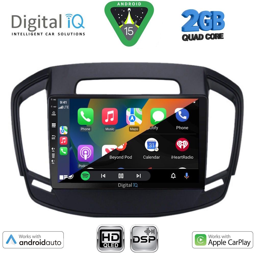 DIGITAL IQ BXC 3492_CPAA (9inc) MULTIMEDIA TABLET for OPEL INSIGNIA mod.2014-2017 DIGITAL IQ BXC 3492_CPAA (9inc) MULTIMEDIA TABLET for OPEL INSIGNIA mod.2014-2017