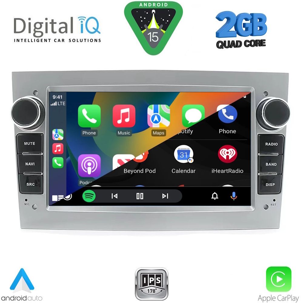 DIGITAL IQ BLD 219SL_CPA (7" DECK) MULTIMEDIA SYSTEM for OPEL ALL mod. 2003-2014 (SILVER) DIGITAL IQ BLD 219SL_CPA (7" DECK) MULTIMEDIA SYSTEM for OPEL ALL mod. 2003-2014 (SILVER)