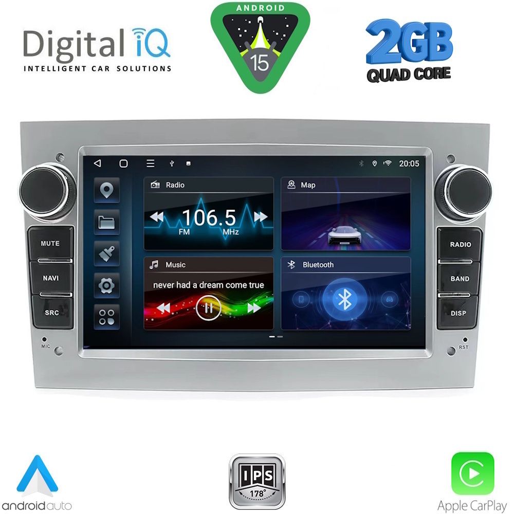 DIGITAL IQ BLD 219SL_CPA (7" DECK) MULTIMEDIA SYSTEM for OPEL ALL mod. 2003-2014 (SILVER) DIGITAL IQ BLD 219SL_CPA (7" DECK) MULTIMEDIA SYSTEM for OPEL ALL mod. 2003-2014 (SILVER)