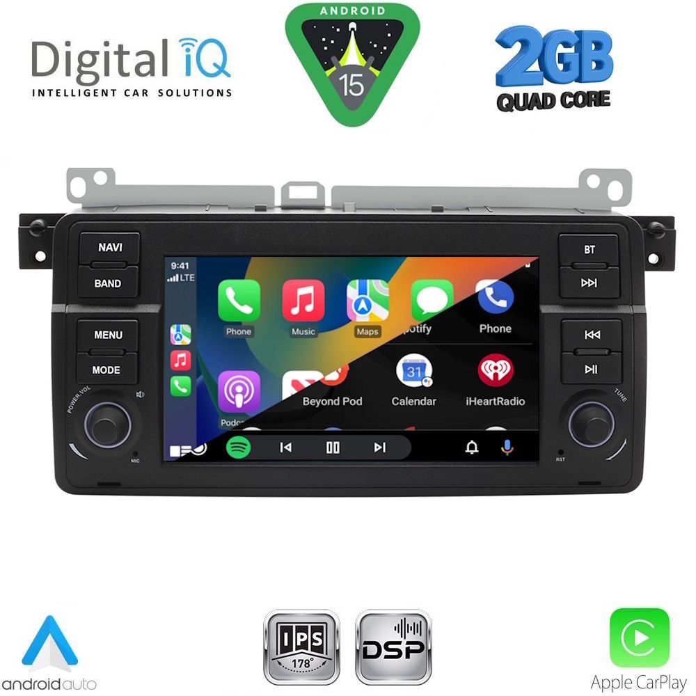 DIGITAL IQ BLD 252_CPA (7" DECK) MULTIMEDIA SYSTEM for BMW E46 mod. 1998-2005 DIGITAL IQ BLD 252_CPA (7" DECK) MULTIMEDIA SYSTEM for BMW E46 mod. 1998-2005